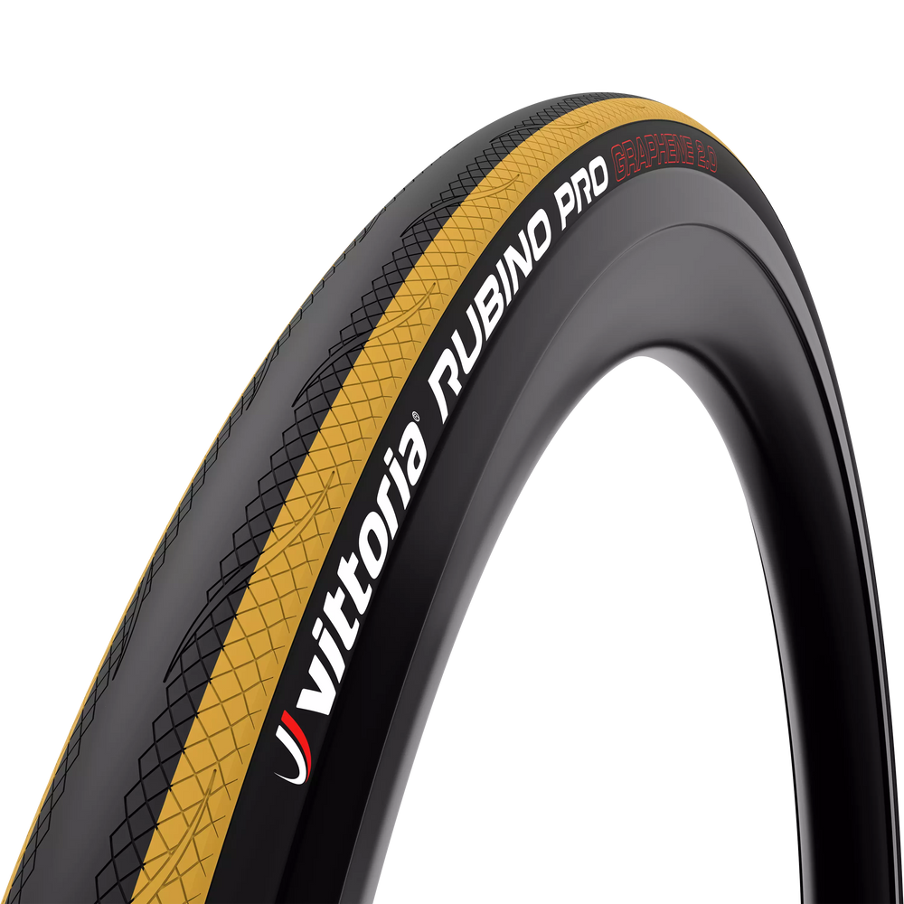 Vittoria Rubino Pro IV Road Tires (700 x 25, Blue Sidewalls, Tube Type)