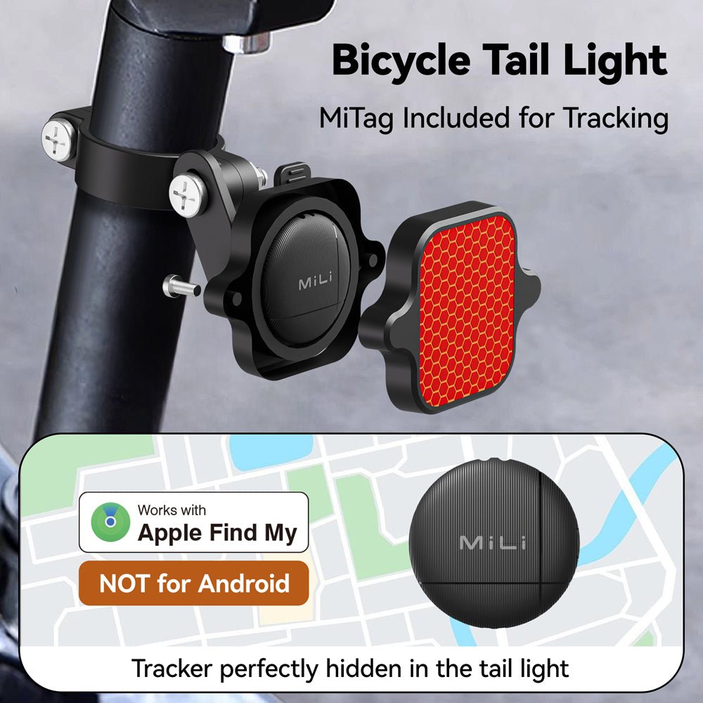 MiLi LiTag Tail Light (Apple Find My integrated)