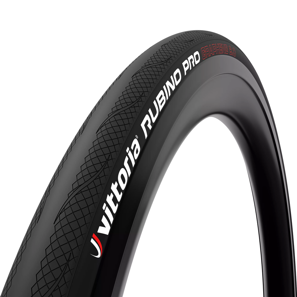 Vittoria Rubino Pro IV Road Tires (700 x 25, Blue Sidewalls, Tube Type)