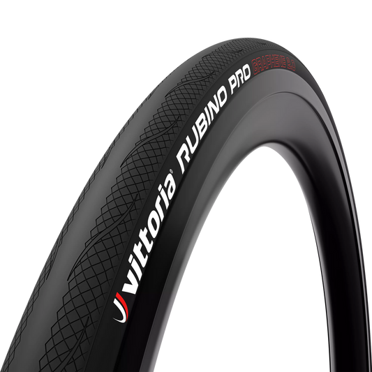 Vittoria Rubino Pro IV Road Tires (700 x 25, Blue Sidewalls, Tube Type)