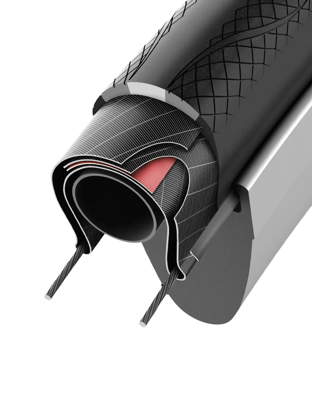 Vittoria Rubino Pro IV Road Tires (700 x 25, Blue Sidewalls, Tube Type)