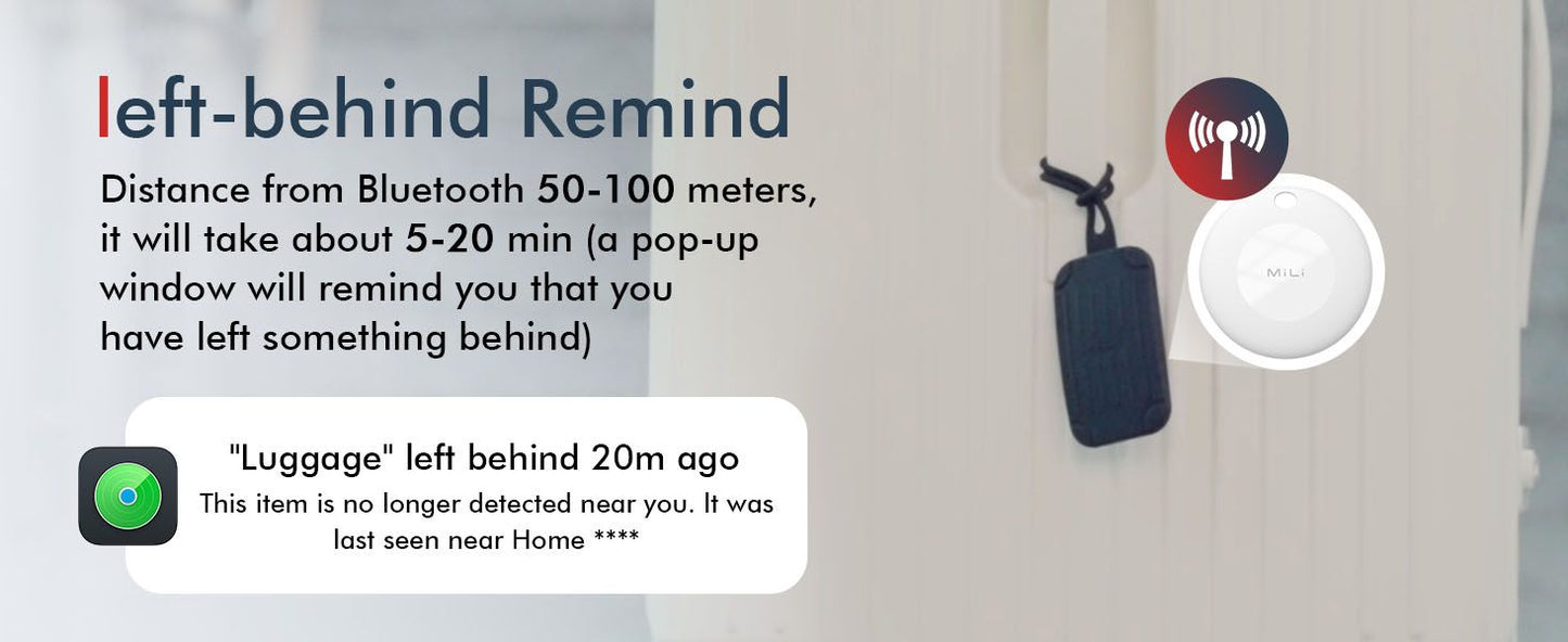 MiLi MiTag Anti-Loss Luggage Tag (Android)