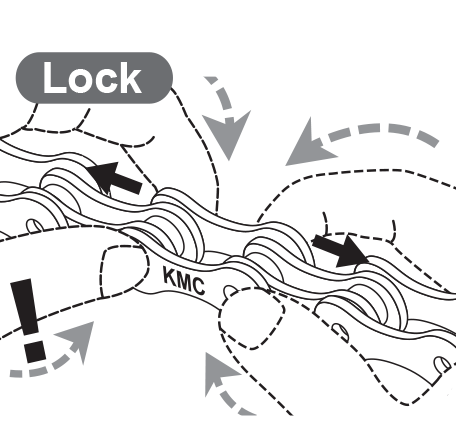 KMC MissingLink (Re-usable in 10s CL559R, one piece only)