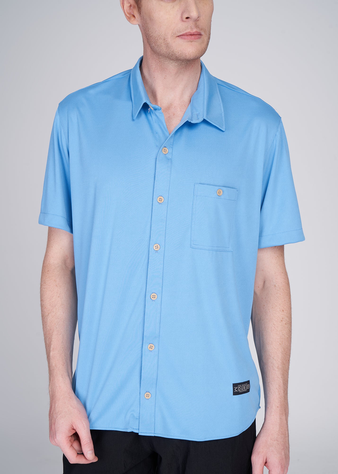 Courier PH Men's Button Down Sports Jersey