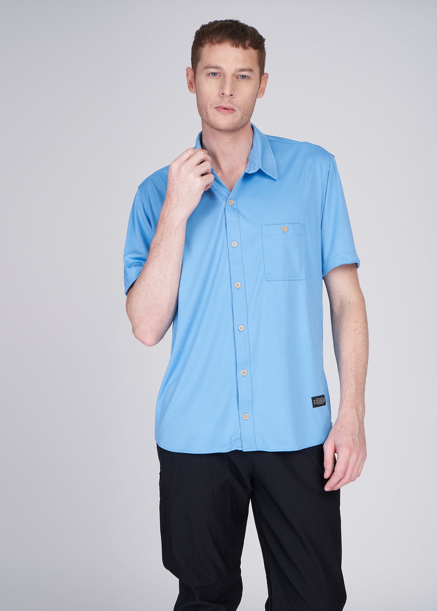 Courier PH Men's Button Down Sports Jersey
