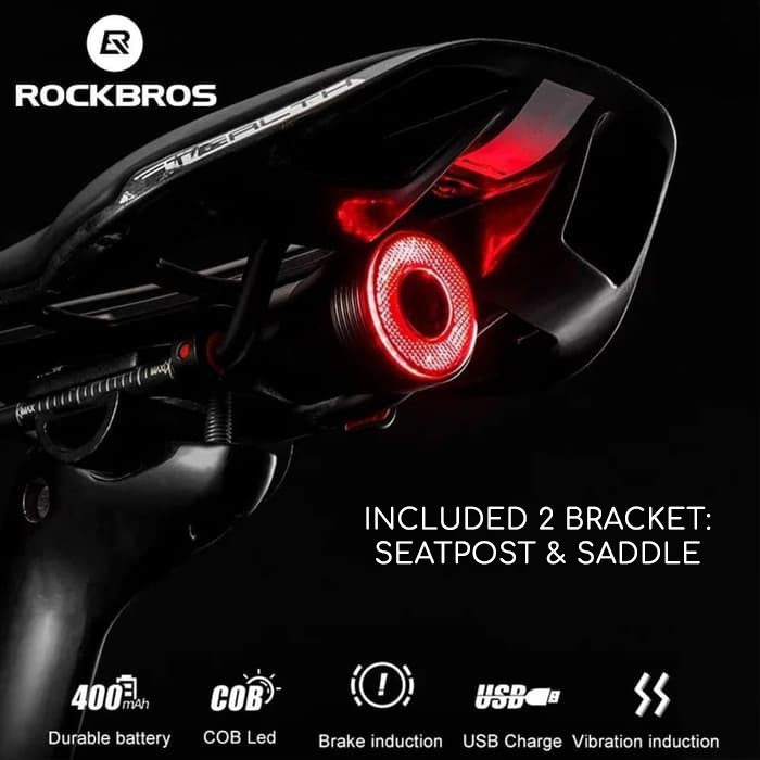 RockBros Q5 Smart Rear Tail Light 60 Lumen