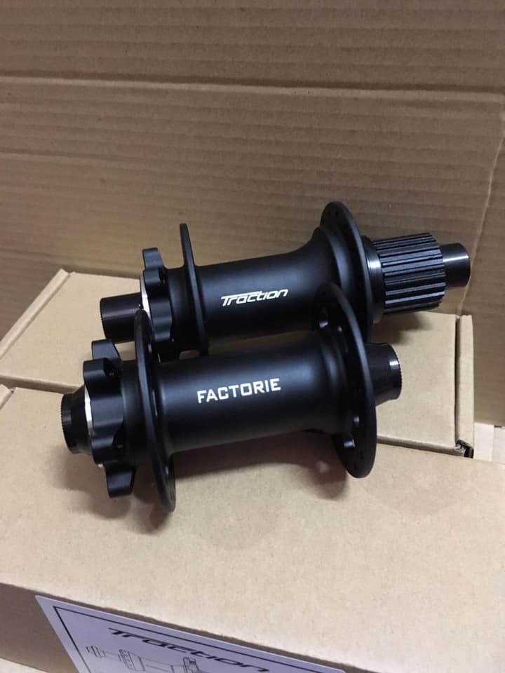 Traction Factorie 12 Speed Hub Set with Quick Release Skewers