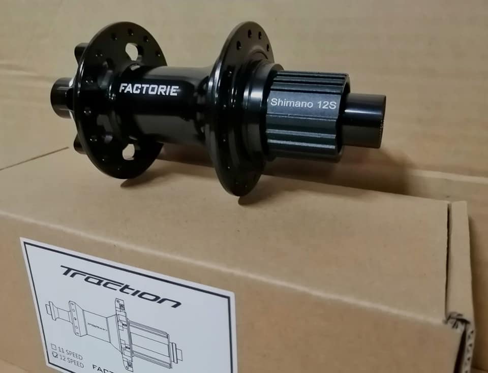 Traction Factorie 12 Speed Hub Set with Quick Release Skewers