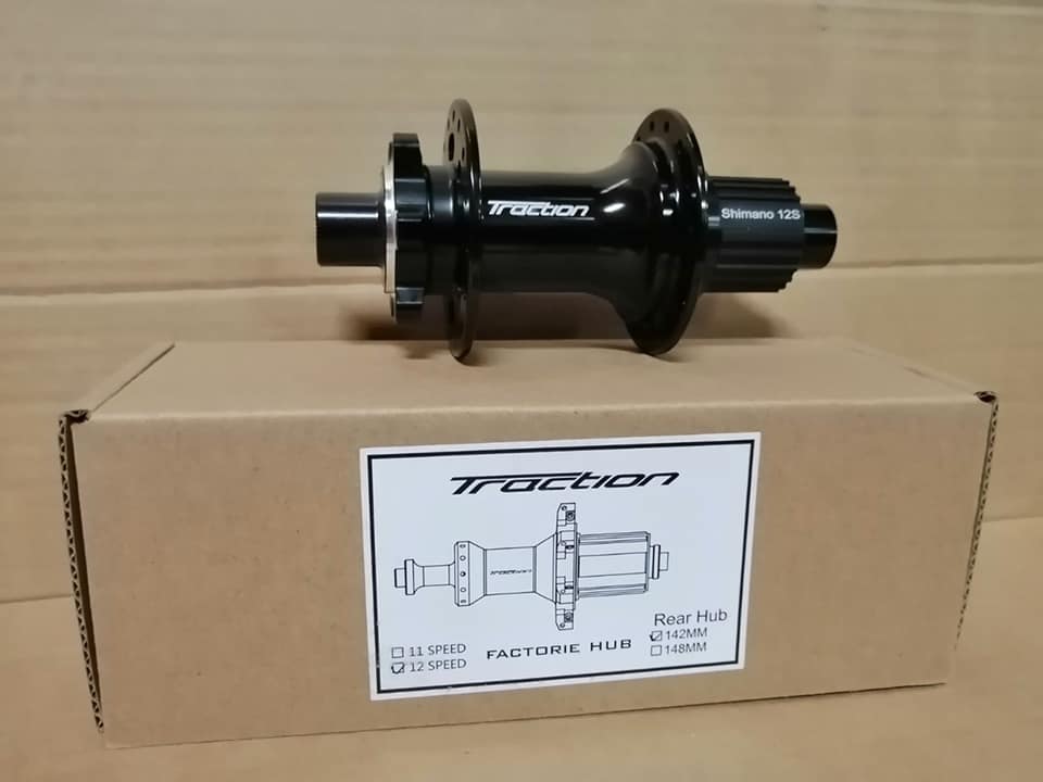 Traction Factorie 12 Speed Hub Set with Quick Release Skewers
