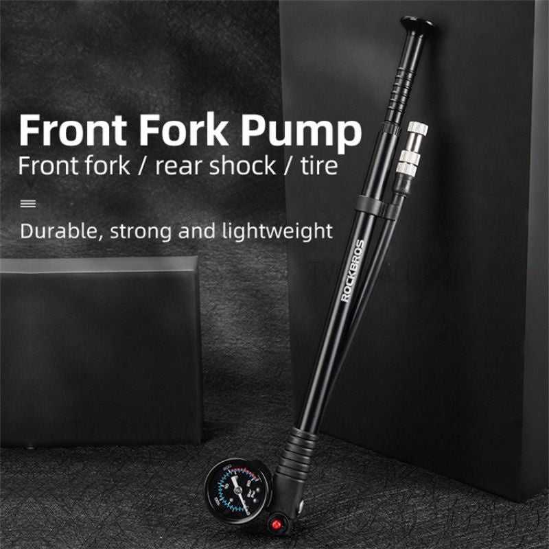 RockBros High Pressure Frame Pump w/ Gauge