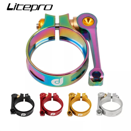 Litepro Alloy Seat Clamp 41mm (for 33.9mm seat posts on most folding bikes)