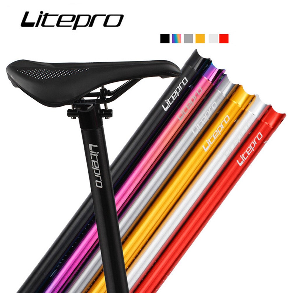 Litepro 33.9mm Alloy 60cm Seatpost (For folding bikes)