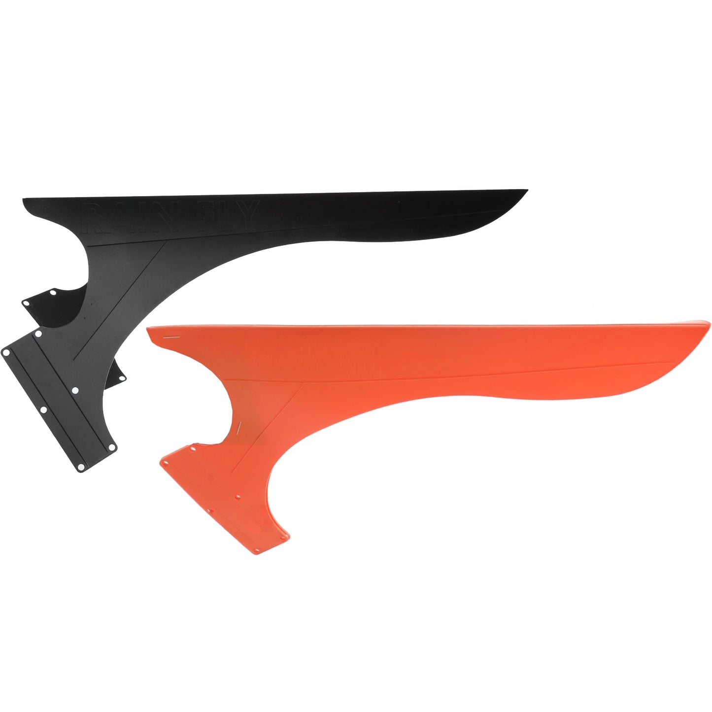 Rain Fly Rear Mudguard Fender by Tate Labs (Orange)