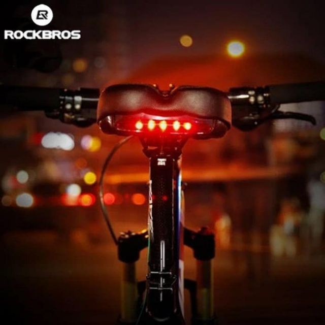 RockBros Saddle w/ Integrated Tail Light