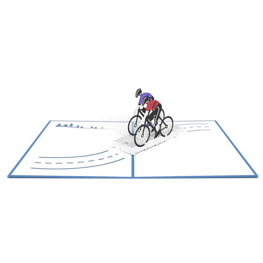 Pop-up Cyclist Card