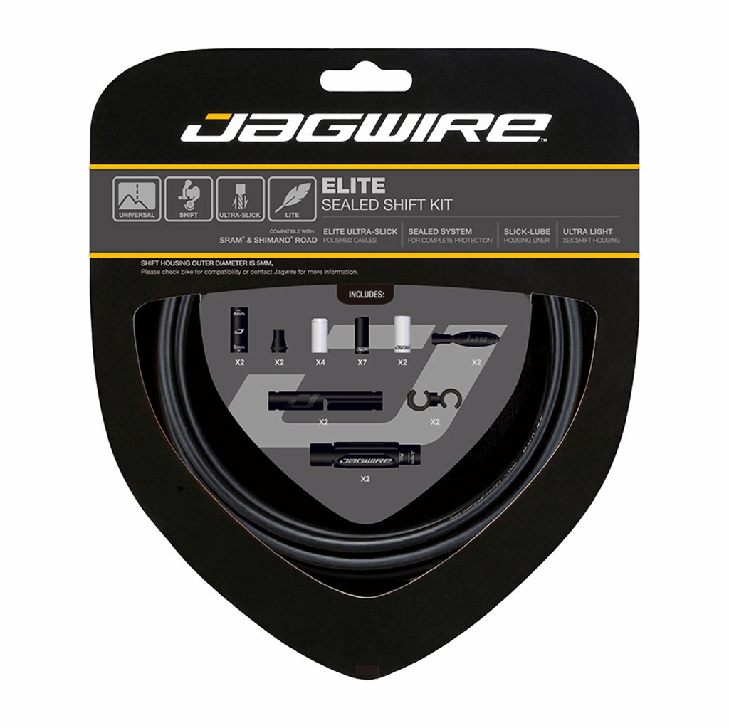Jagwire Cable Kit, Road 2x Elite Sealed Shift Kit